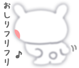 Fluffy rabbit sticker #3742206
