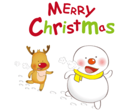 Christmas and New year sticker #3850723