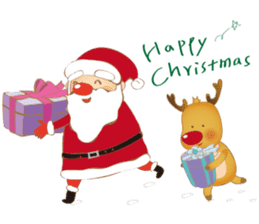 Christmas and New year sticker #3850724