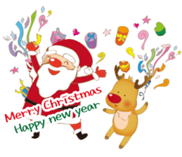 Christmas and New year sticker #3850726