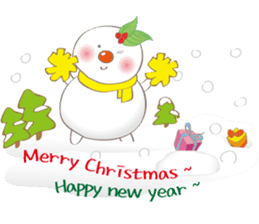 Christmas and New year sticker #3850732