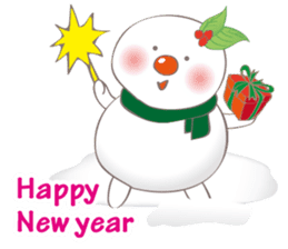 Christmas and New year sticker #3850734