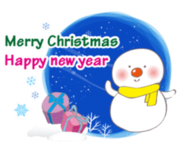Christmas and New year sticker #3850738