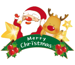 Christmas and New year sticker #3850740