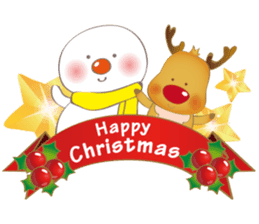 Christmas and New year sticker #3850741