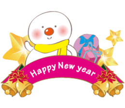 Christmas and New year sticker #3850742