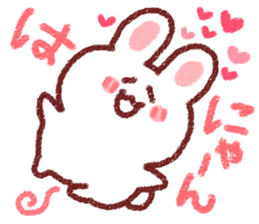 Love love rabbit! sticker #4120133