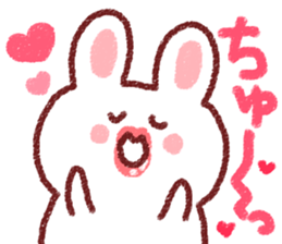 Love love rabbit! sticker #4120147