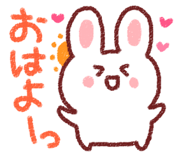 Love love rabbit! sticker #4120152