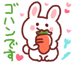 Love love rabbit! sticker #4120155
