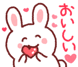 Love love rabbit! sticker #4120157