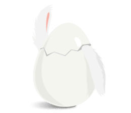 Ollimania's Cotton Ball Bunnies sticker #4145740