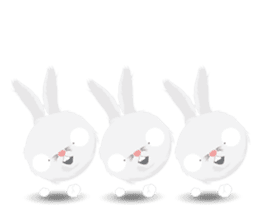 Ollimania's Cotton Ball Bunnies sticker #4145750