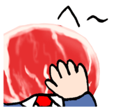 My boss is meat. sticker #4197900