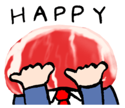 My boss is meat. sticker #4197905