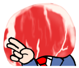 My boss is meat. sticker #4197912