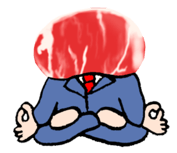 My boss is meat. sticker #4197926