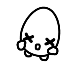 Tamagohan is boiled eggs sticker #4348506