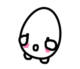 Tamagohan is boiled eggs sticker #4348514