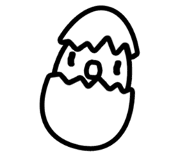 Tamagohan is boiled eggs sticker #4348522