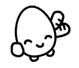 Tamagohan is boiled eggs sticker #4348531