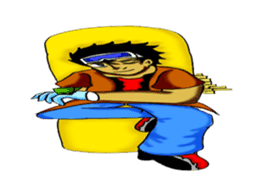 ISSAC THE TRAVELER sticker #4912056