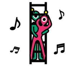 Alien Invasion EN sticker #4913059