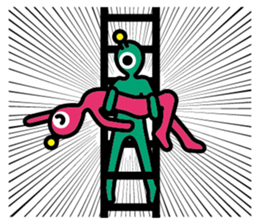 Alien Invasion EN sticker #4913082