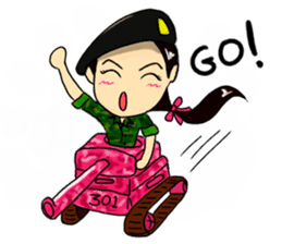 Love Love Soldier sticker #5053550