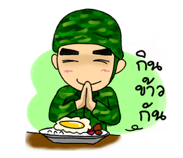 Love Love Soldier sticker #5053554