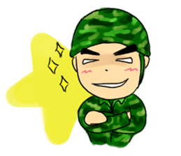 Love Love Soldier sticker #5053555