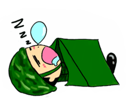 Love Love Soldier sticker #5053556