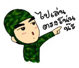 Love Love Soldier sticker #5053559