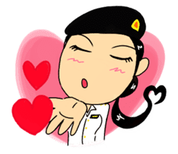 Love Love Soldier sticker #5053575