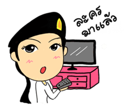 Love Love Soldier sticker #5053578