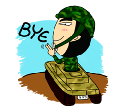 Love Love Soldier sticker #5053582