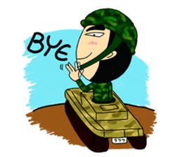 Love Love Soldier sticker #5053582