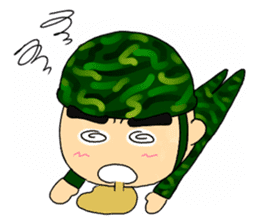 Love Love Soldier sticker #5053585