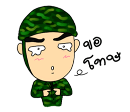 Love Love Soldier sticker #5053588