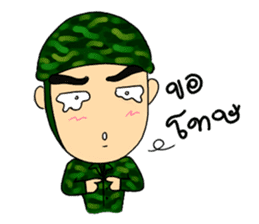 Love Love Soldier sticker #5053588