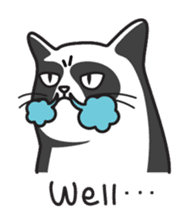 Grumpy cat -"Simtong" sticker #5120121