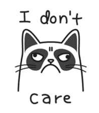 Grumpy cat -"Simtong" sticker #5120123