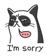Grumpy cat -"Simtong" sticker #5120139