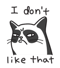 Grumpy cat -"Simtong" sticker #5120142