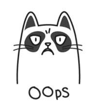 Grumpy cat -"Simtong" sticker #5120151