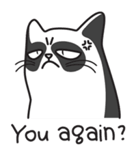 Grumpy cat -"Simtong" sticker #5120155