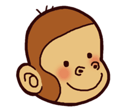 I love monkey boy sticker #5212980