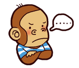 I love monkey boy sticker #5212982