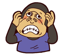 I love monkey boy sticker #5212989