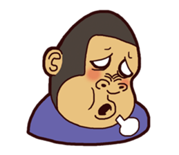 I love monkey boy sticker #5212994